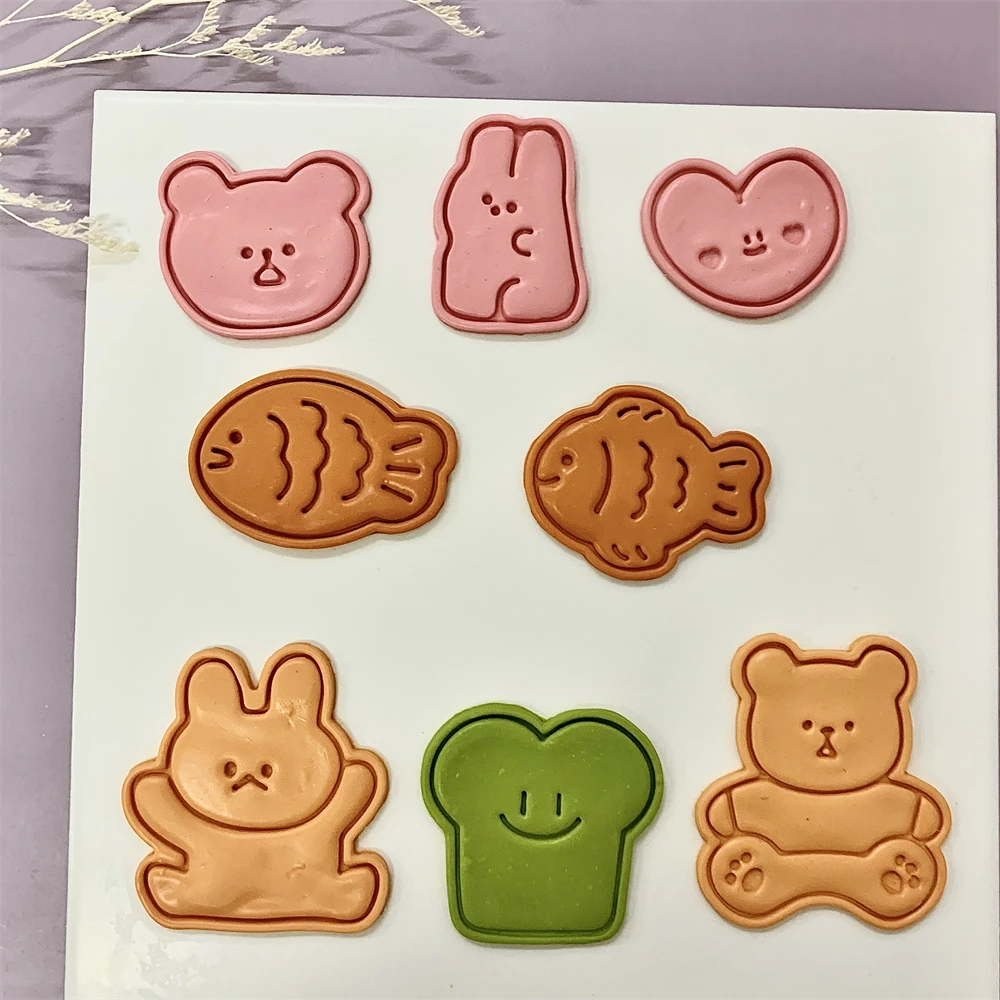 Bunny Cake Mold - Cetakan kue emboss kukis hewan lucu