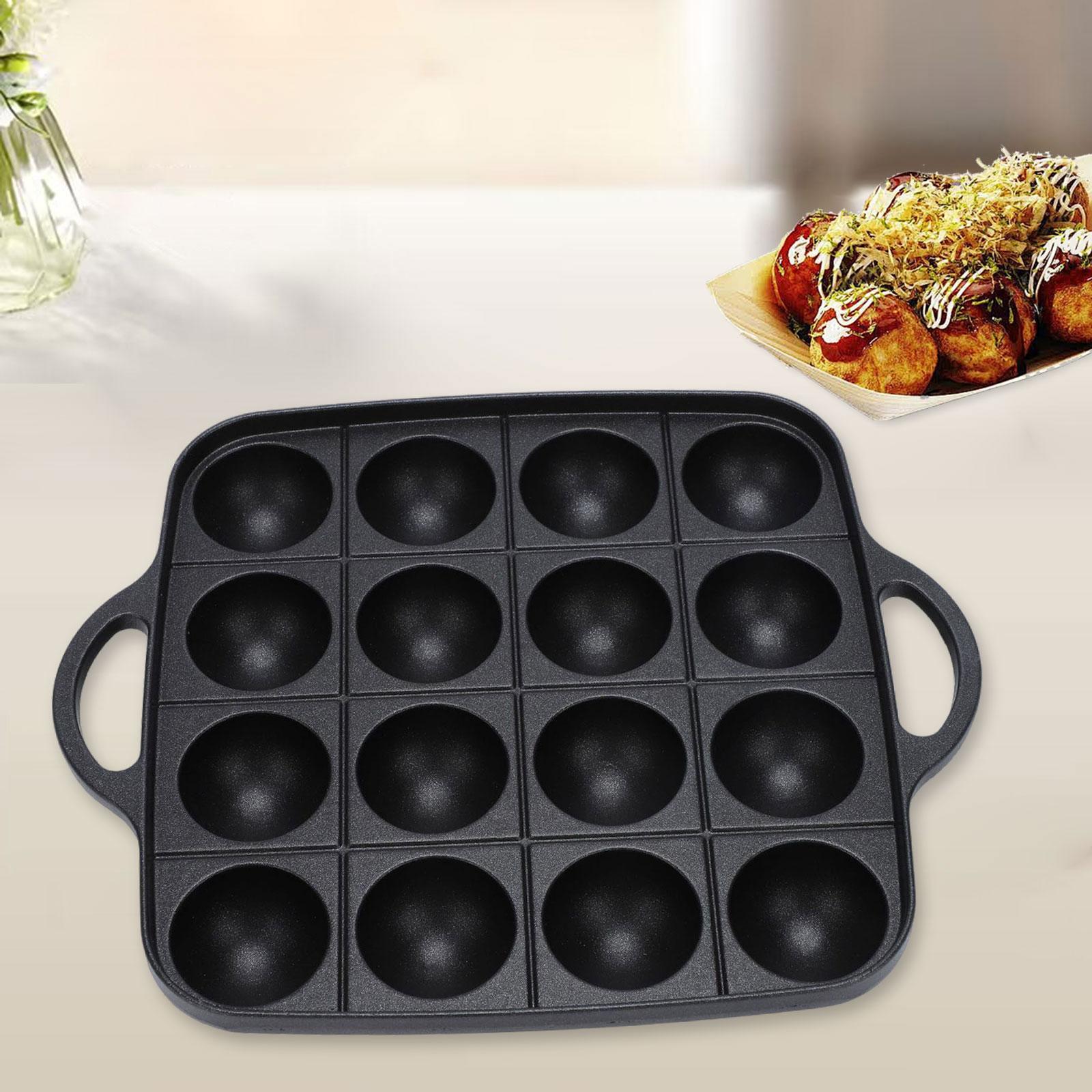 Takoyaki Grill Plate - Wajan Panggangan Takoyaki 16 Rongga Mudah