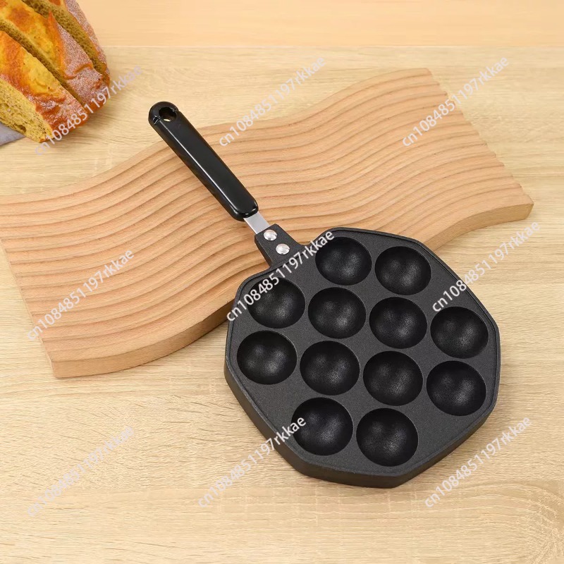 Takoyaki Grill Plate - Wajan Takoyaki 12 Cetakan, Pembuat Takoyaki,