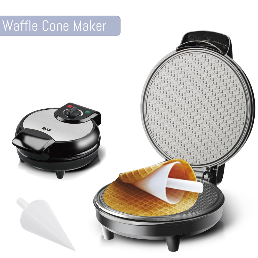 Waffle Cone Maker - Mesin Pembuat Kerucut Wafel Listrik dengan