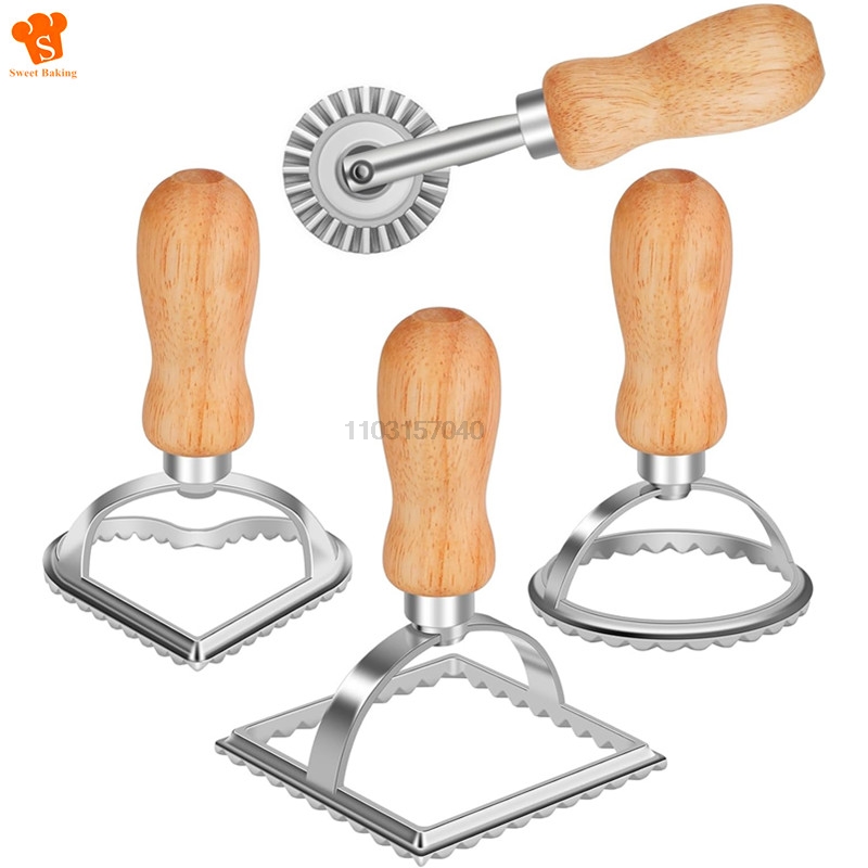 Dumpling Press Set - 3/4 Buah Set Cetakan Pasta Manual