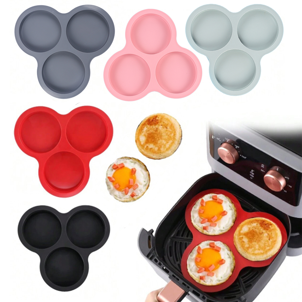 Egg Waffle Pan - Loyang telur silikon, aksesori memasak dapur