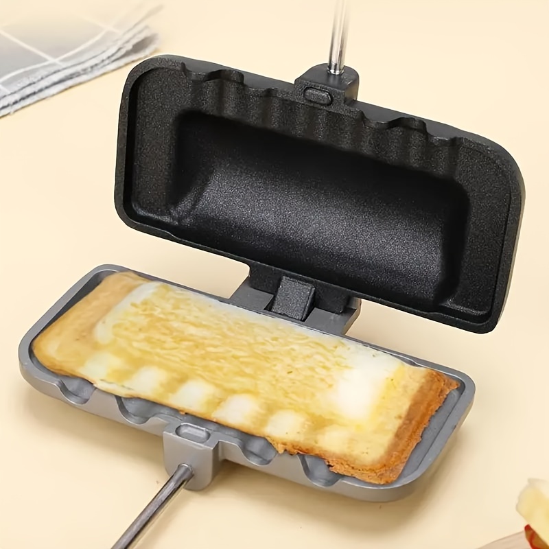 Hot Dog Press - 1 buah pembuat Sandwich sarapan dua