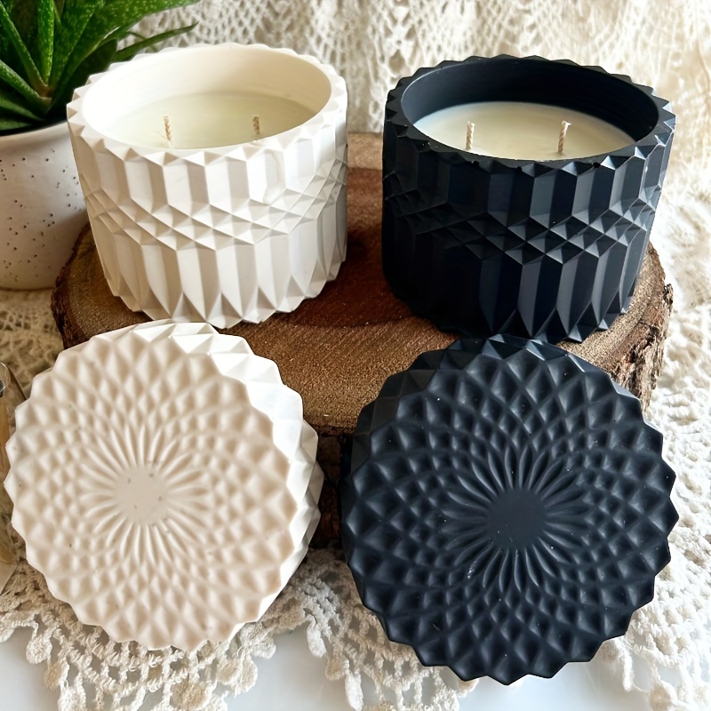 Potsticker Mold - 1set Cetakan Resin Lilin Bergelombang Bentuk
