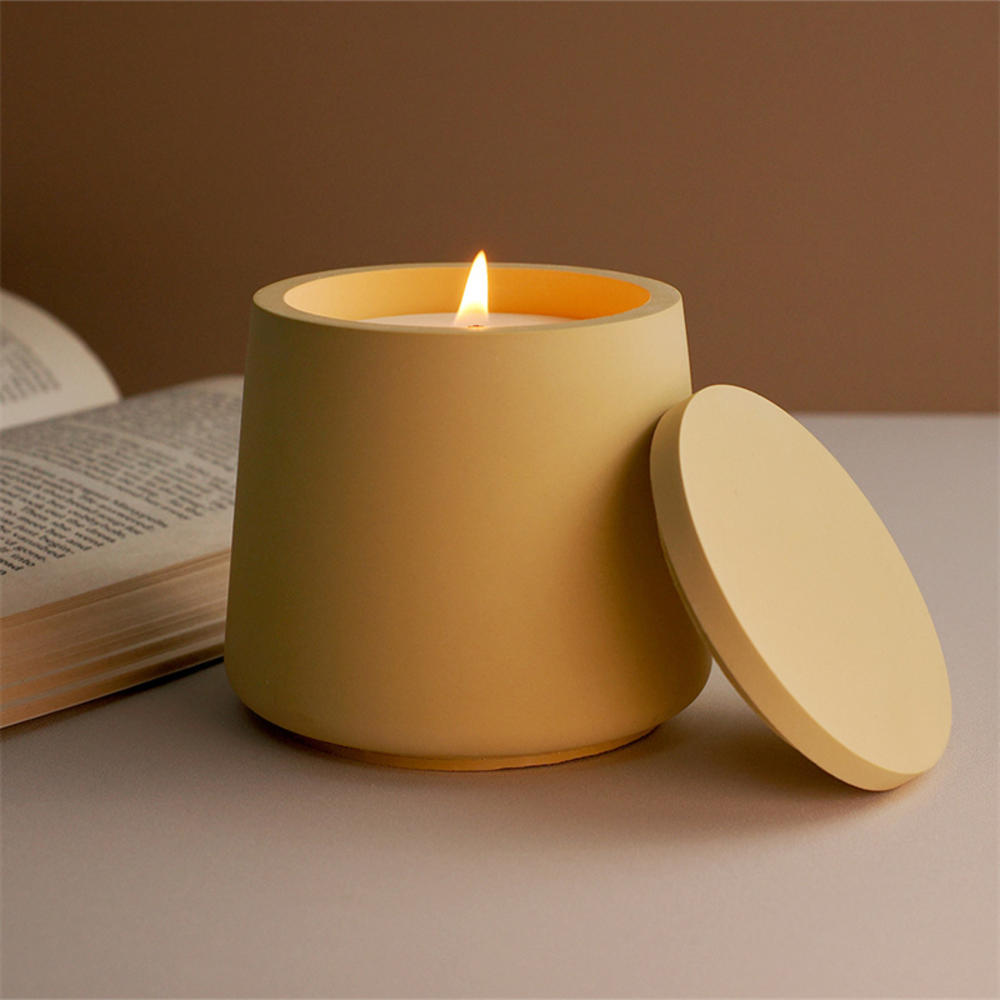 Potsticker Mold - Candle Jar Silicone Mold With Lid