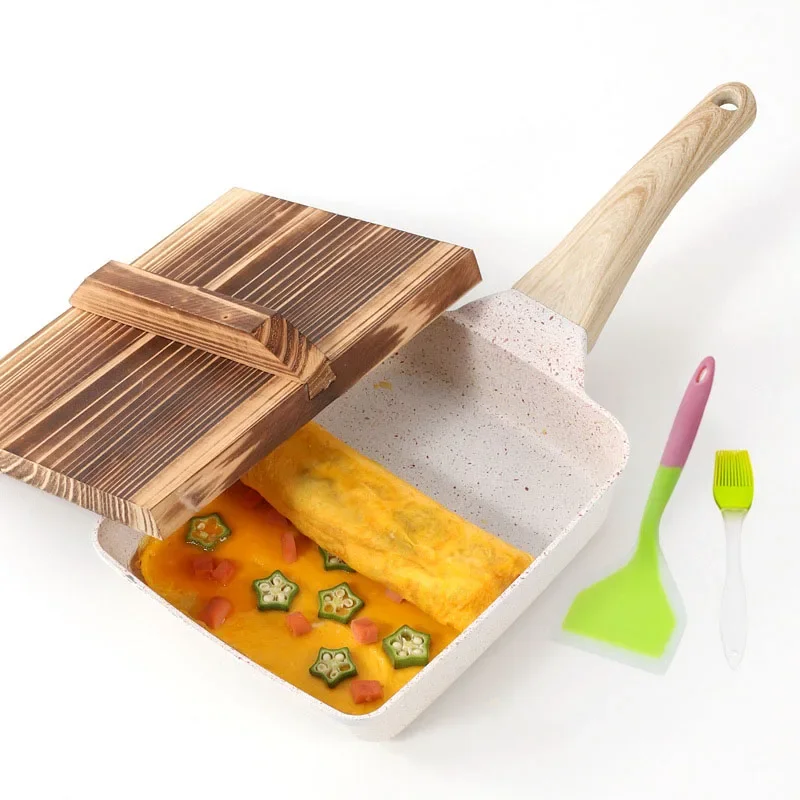 Egg Waffle Pan - Panci Penggorengan telur goreng antilengket, panci