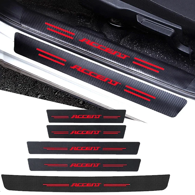 Crepe Pan Carbon - Hiasan Mobil Stiker Anti Gores Ambang
