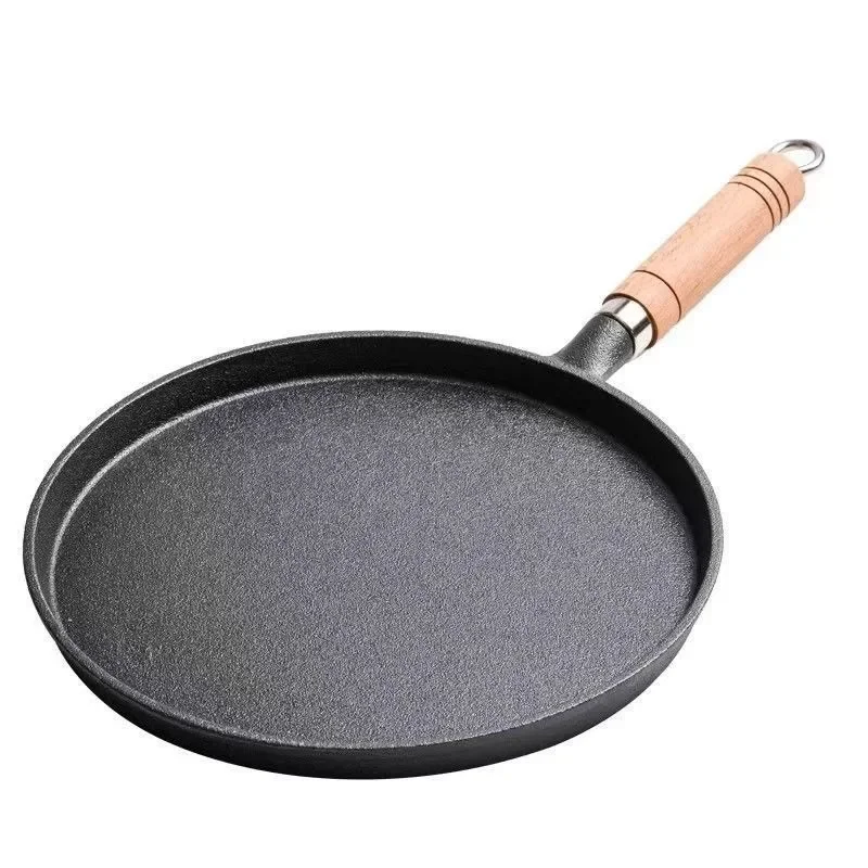 Mini Pancake Griddle - Wajan Penggorengan Besi Cor 26Cm Tidak