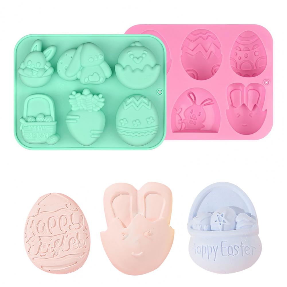 Bunny Cake Mold - Cetakan Cokelat Kelinci 4 Buah Cetakan