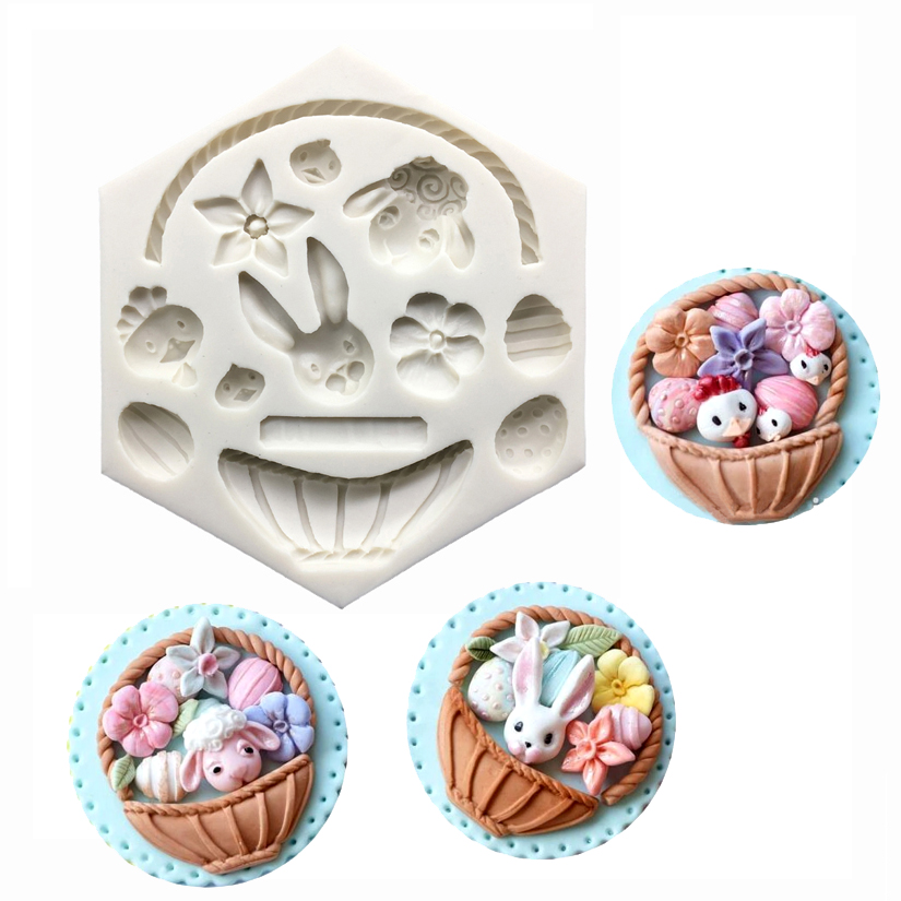 Bunny Cake Mold - Cetakan Silikon Kelinci Paskah Alat Dekorasi