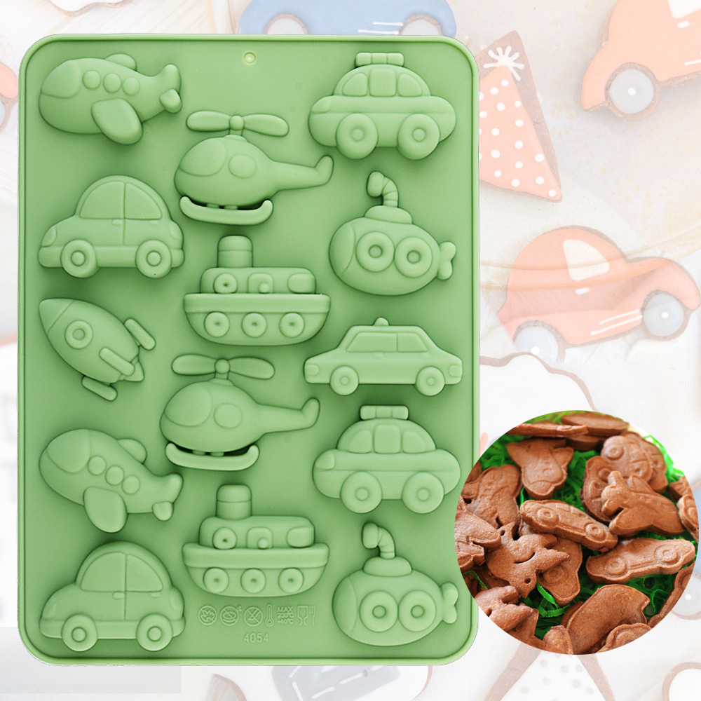 Bunny Cake Mold - Cetakan Permen Silikon Berbentuk Mobil, Pesawat