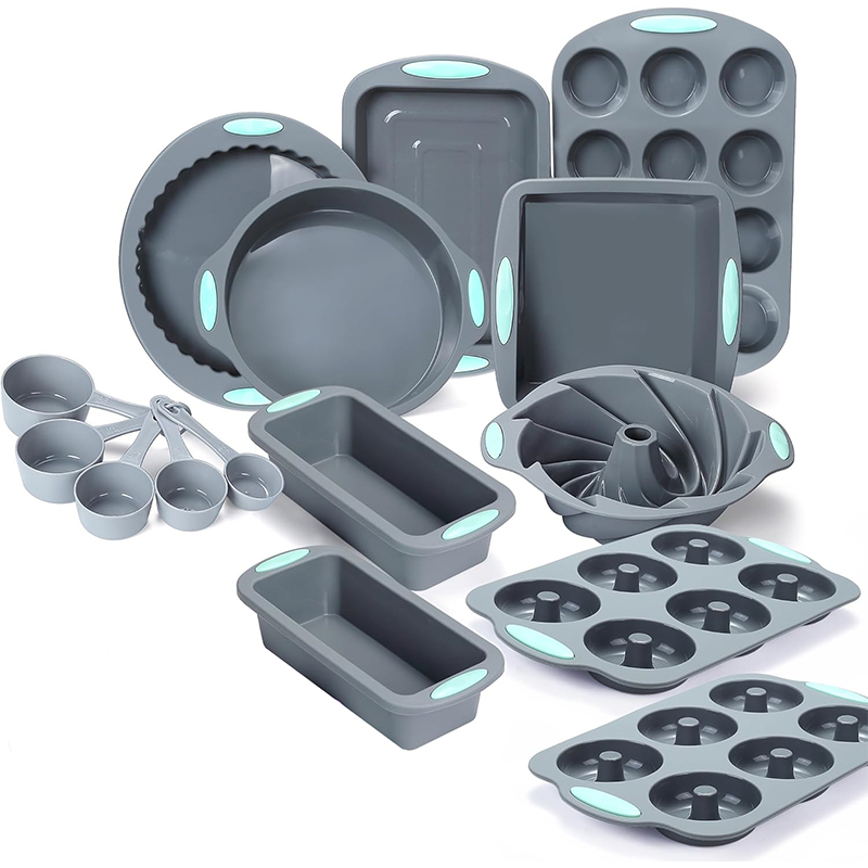 Donut Mold Silicone - Loyang Kue Bergalur Silikon Loyang Pemanggang