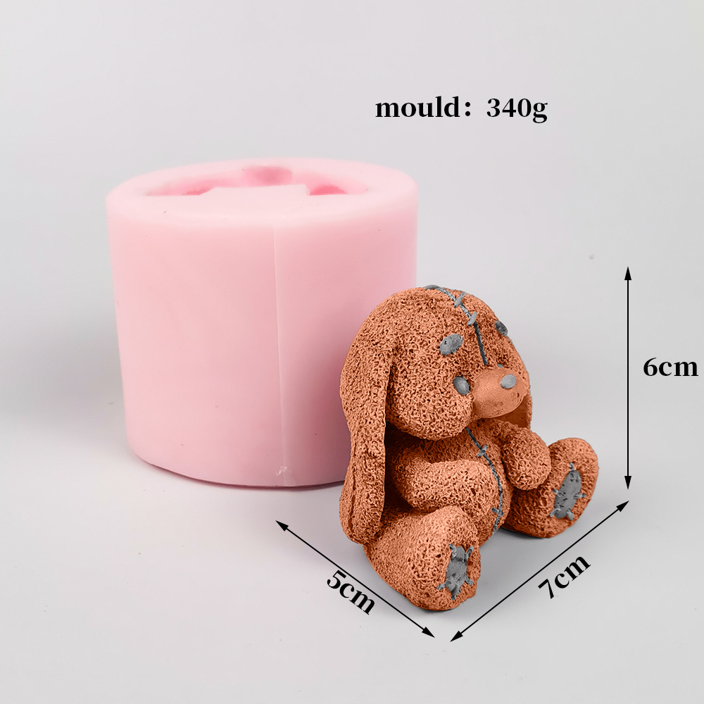 Cetakan Silikon 3D Mainan Bone - Bunny Cake Mold ulasan dan harga