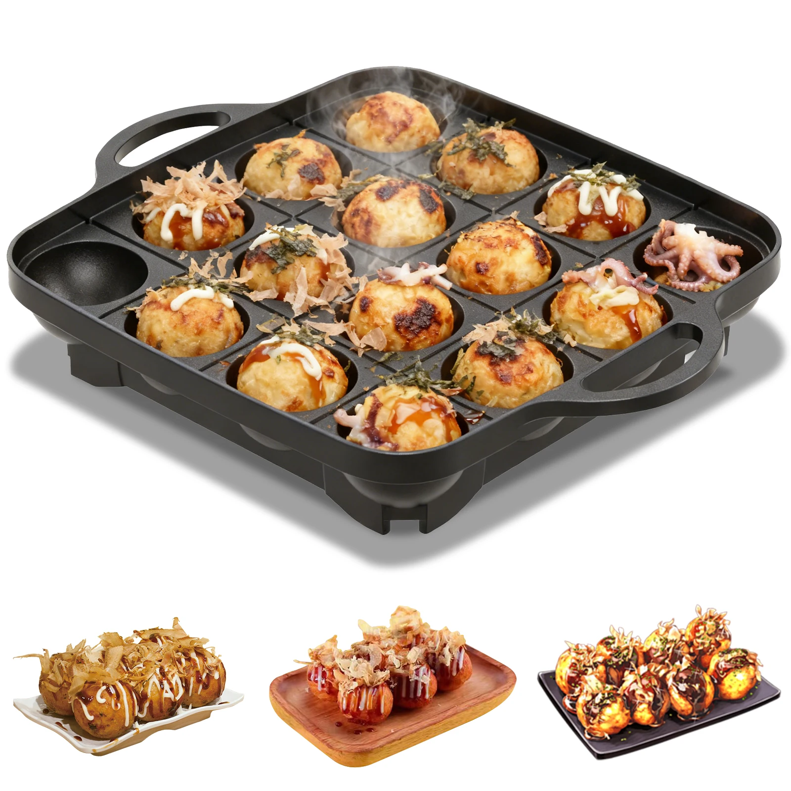 Panci Takoyaki 16 Lubang dari  - Takoyaki Grill Plate ulasan dan harga