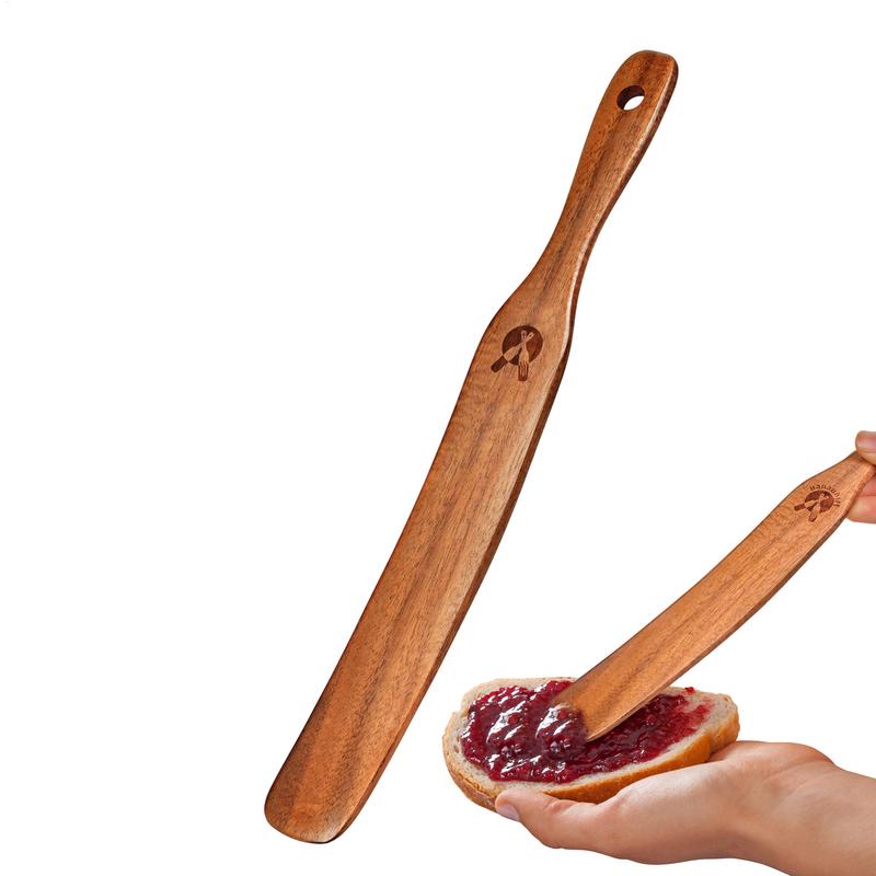 Tongkat Pengaduk Kayu Pengikis - Okonomiyaki Spatula ulasan dan harga