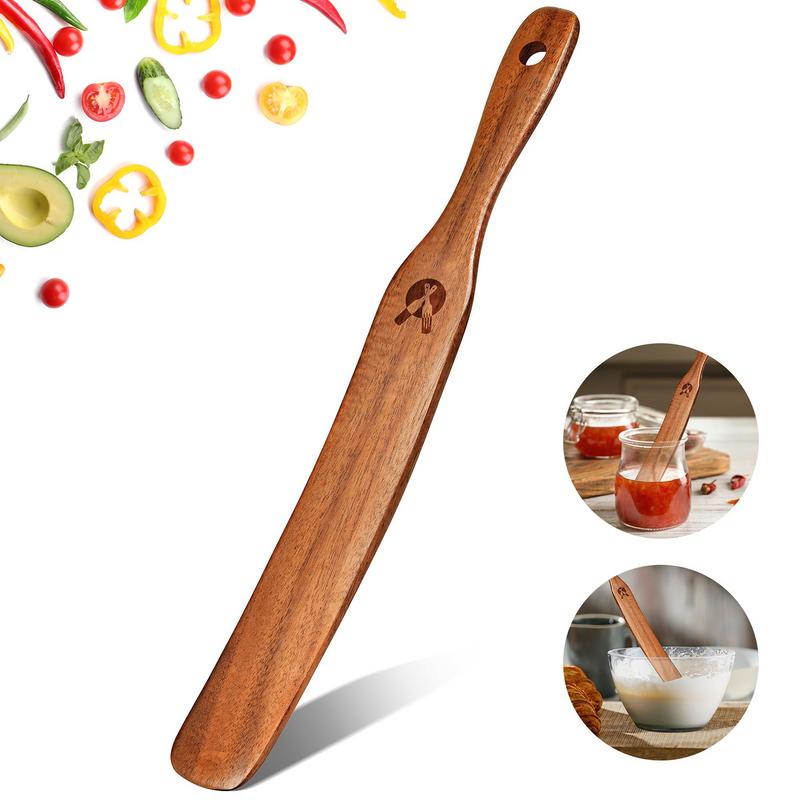 Tongkat Pengaduk Kayu Pengikis - Okonomiyaki Spatula ulasan dan harga