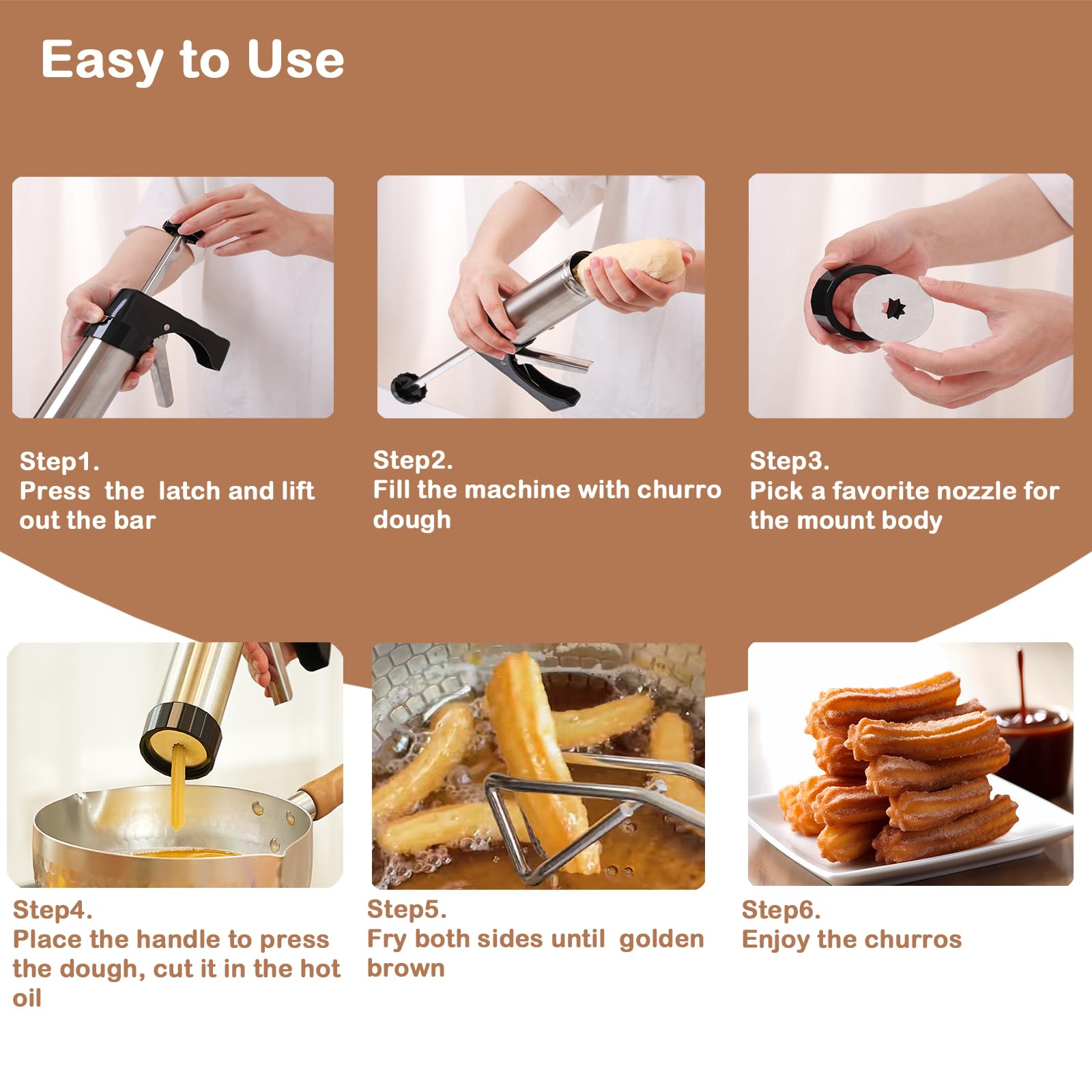 Mesin Pembuat Churro Tradision - Churros Maker Gun ulasan dan harga