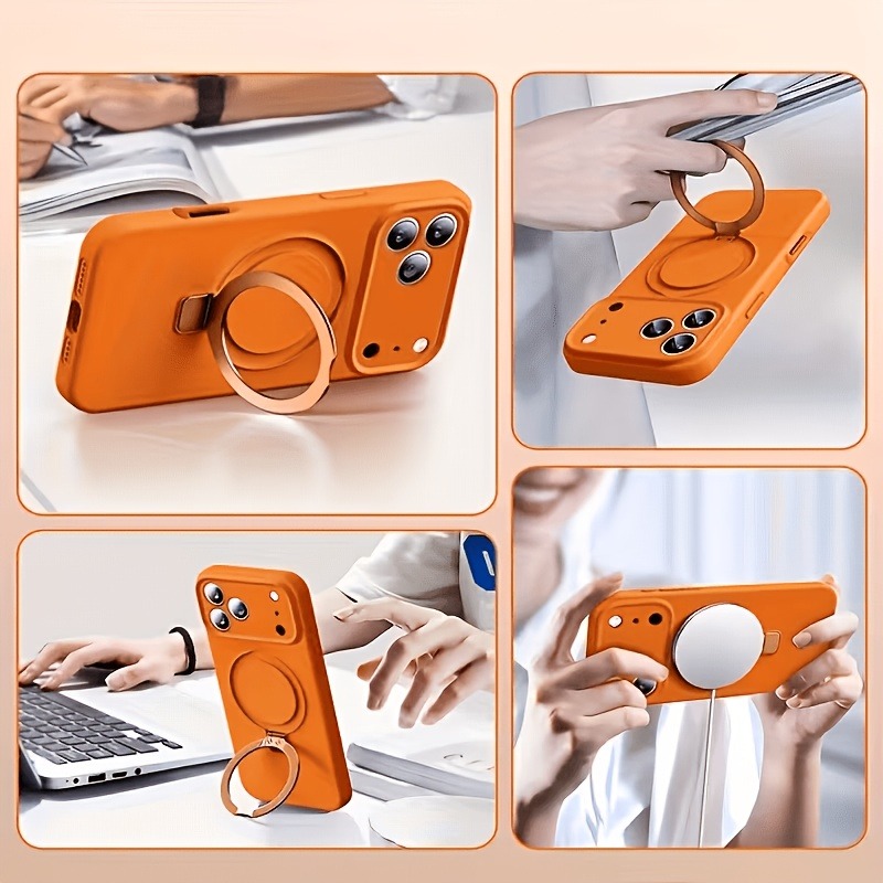 Casing Ponsel Silikon Cair den - Taco Stand Holder ulasan dan harga