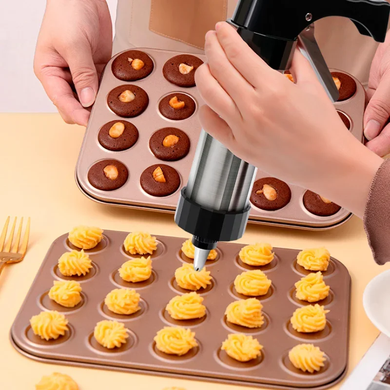 13 buah/set Manual DIY cetakan - Churros Maker Gun ulasan dan harga