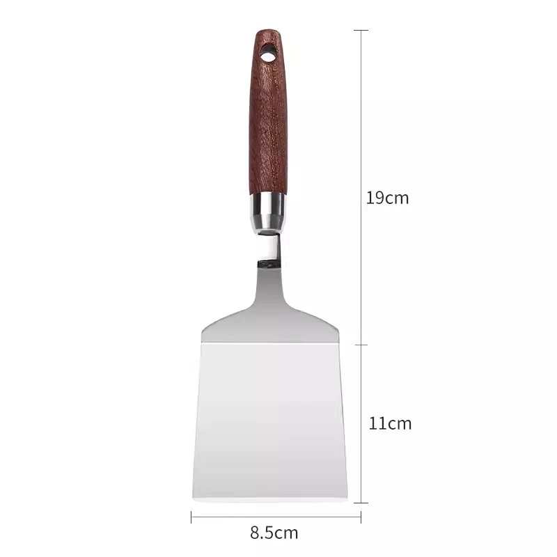 Spatula Baja Tahan Karat denga - Okonomiyaki Spatula ulasan dan harga