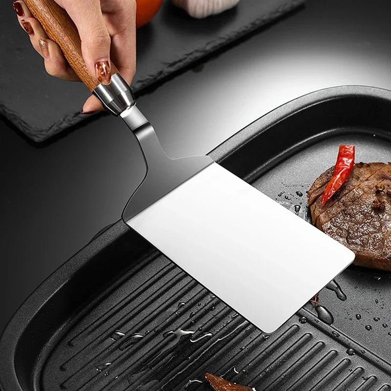 1 Buah Spatula Steak Baja Taha - Okonomiyaki Spatula ulasan dan harga