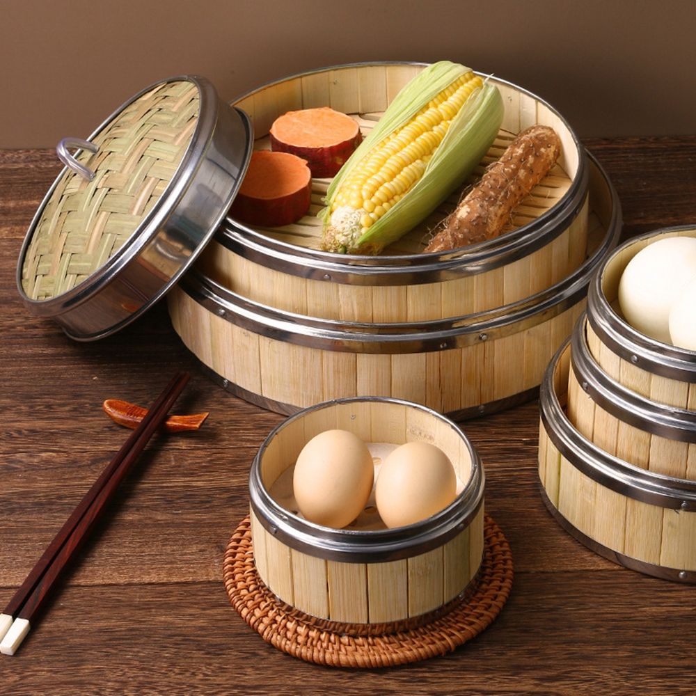 Keranjang Kukus Bambu untuk Di - Bao Steamer Bamboo ulasan dan harga