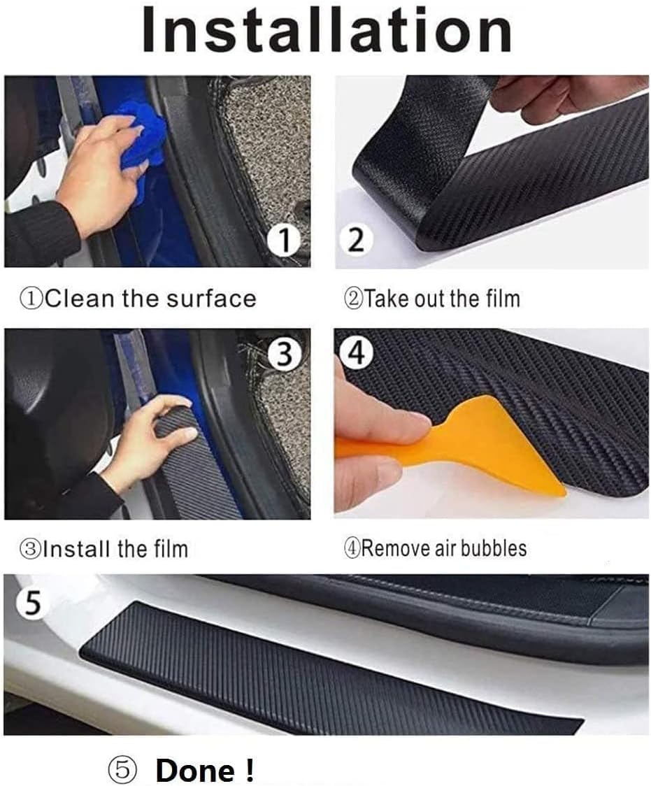 Stiker Pelindung Ambang Pintu  - Crepe Pan Carbon ulasan dan harga