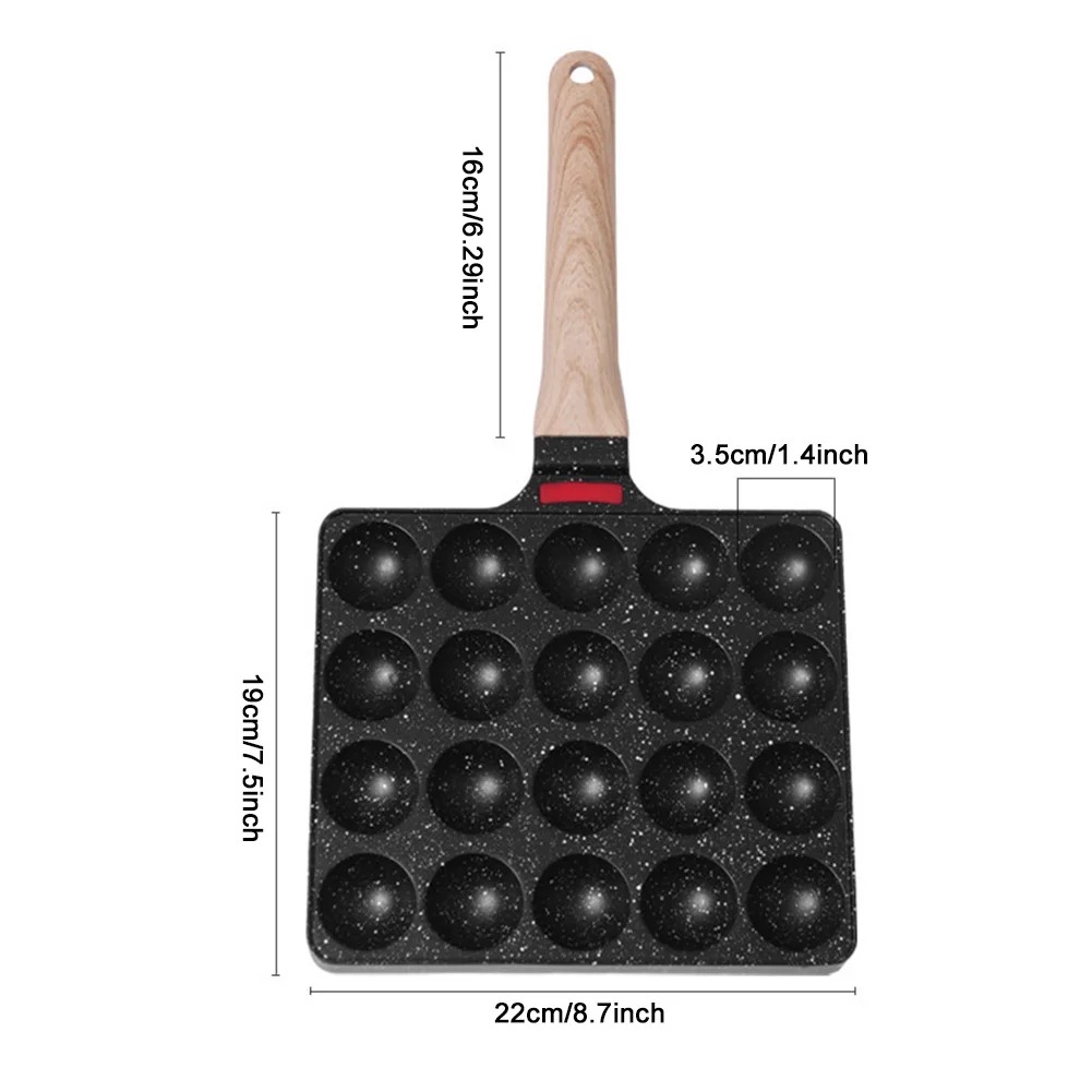 Panci Takoyaki 20 Cetakan Waja - Takoyaki Grill Plate ulasan dan harga