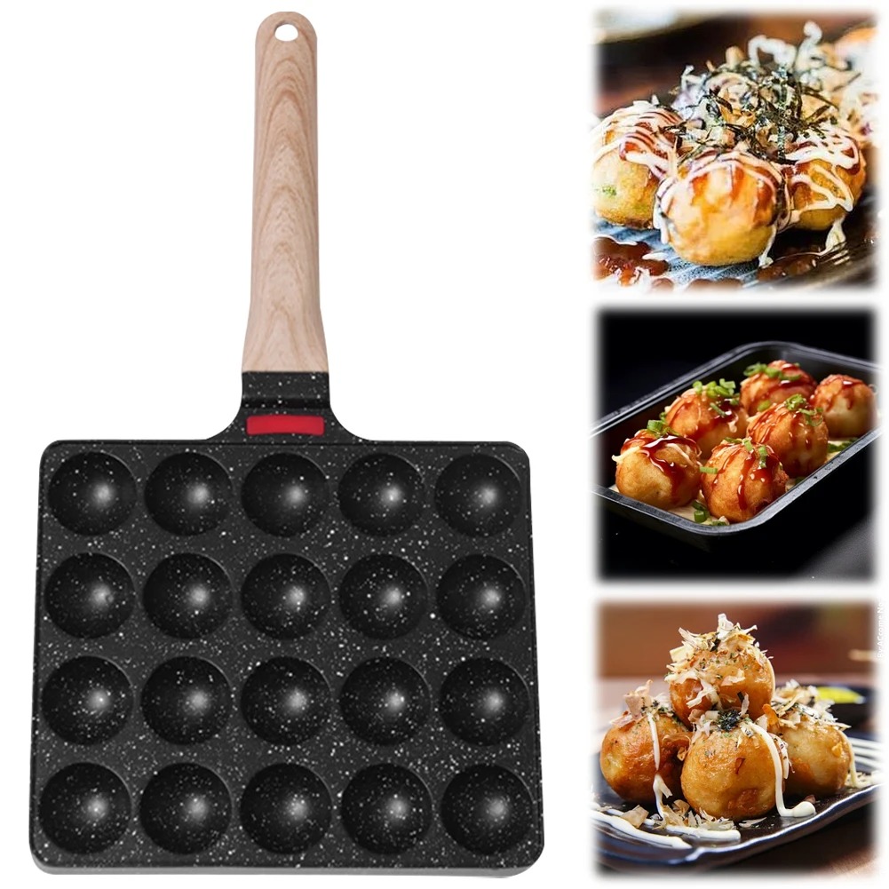Panci Takoyaki 20 Cetakan Waja - Takoyaki Grill Plate ulasan dan harga