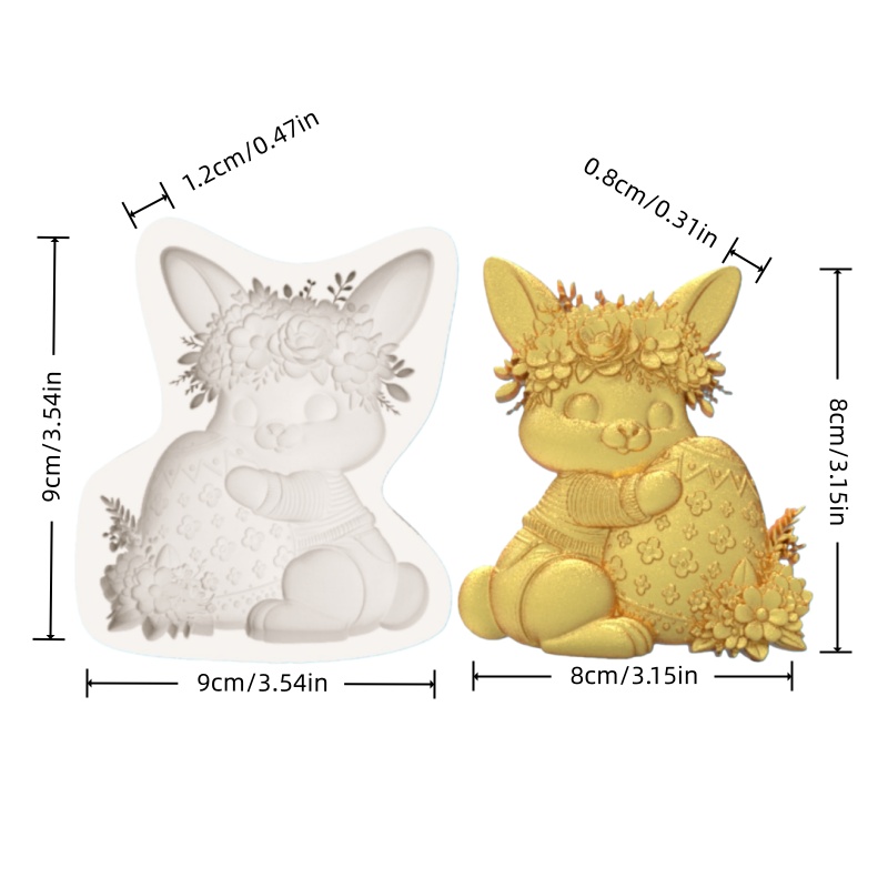 Cetakan Kue Silikon Bentuk Kel - Bunny Cake Mold ulasan dan harga