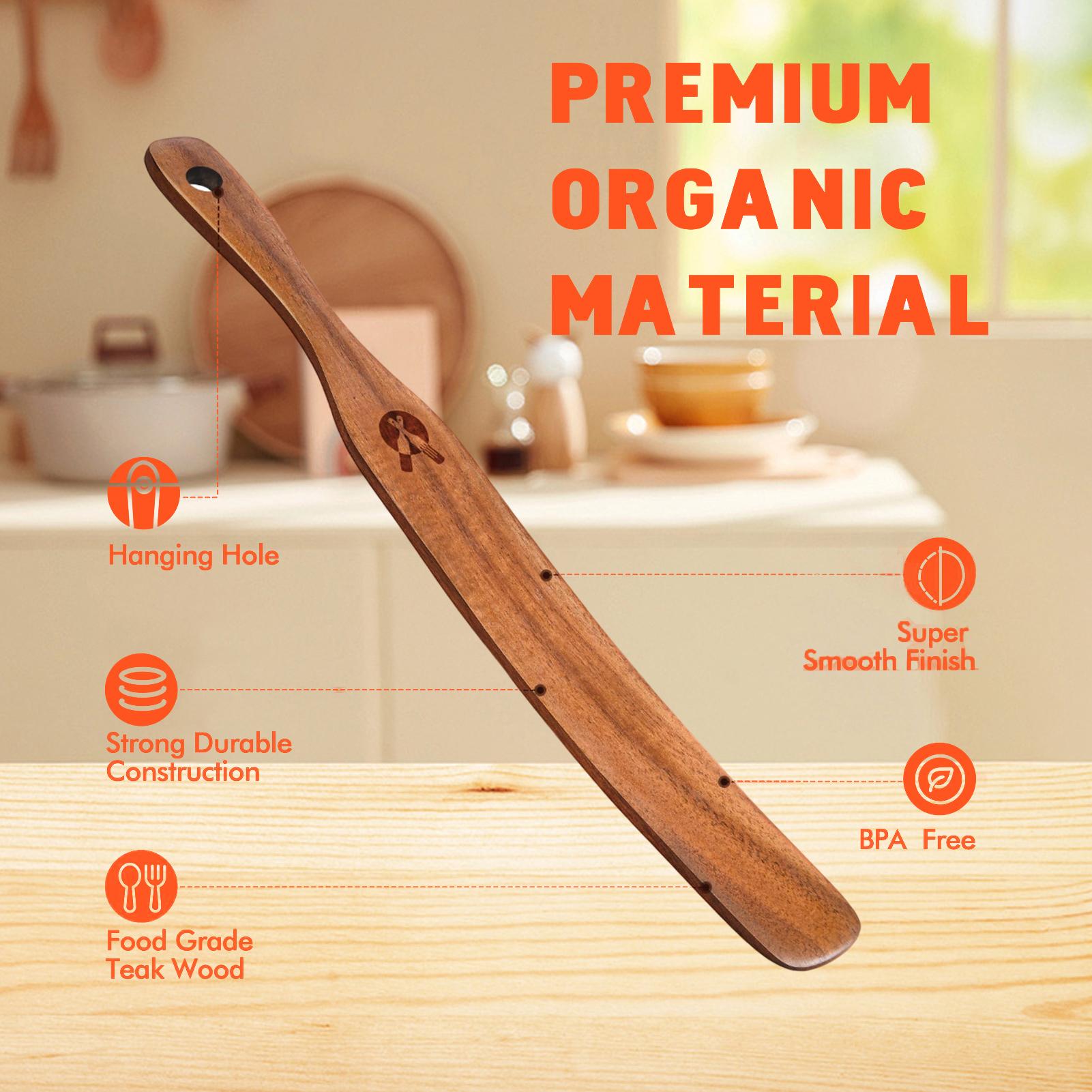 Pengaduk Kayu, Pengikis Stople - Okonomiyaki Spatula ulasan dan harga