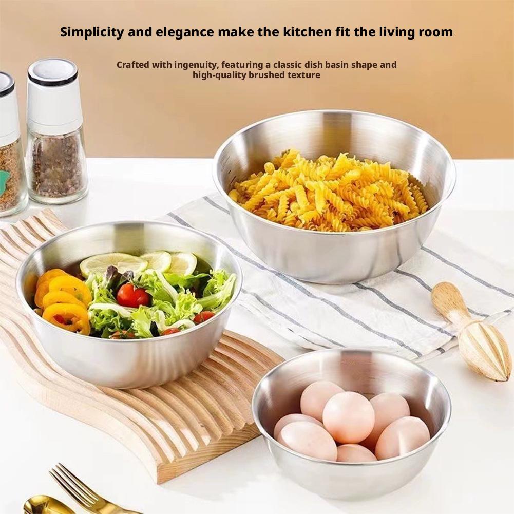 17CM 1/2 Buah Mangkuk Salad Pe - Dim Sum Basket ulasan dan harga