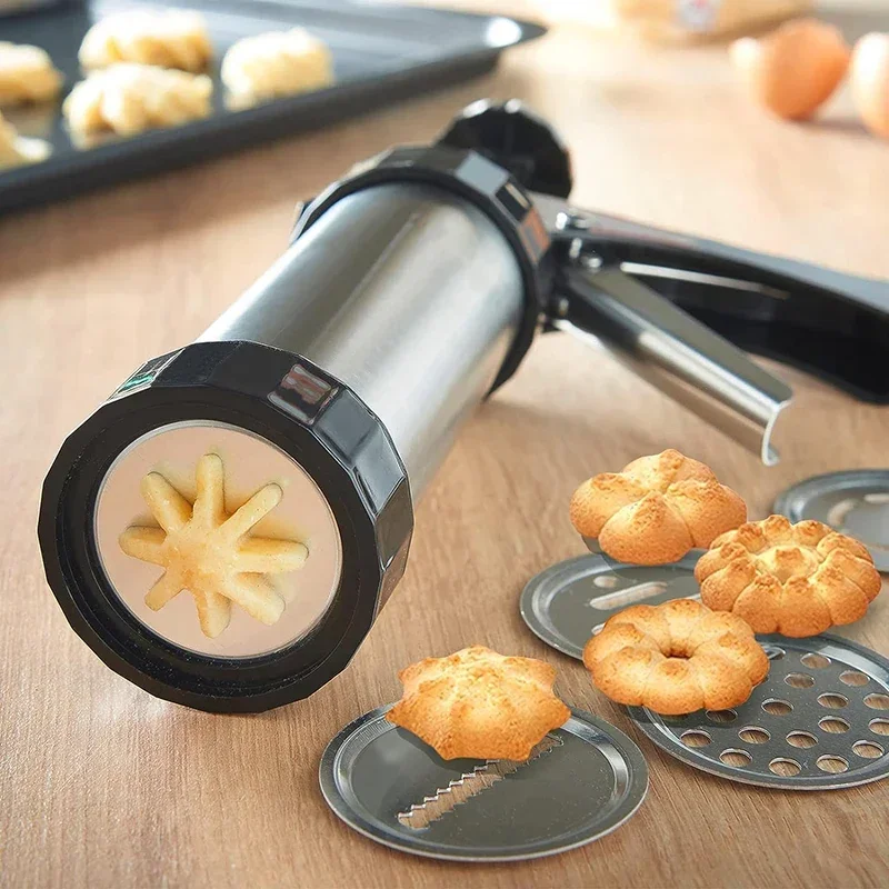 Kit Pistol Tekan Kue Stainless - Churros Maker Gun ulasan dan harga