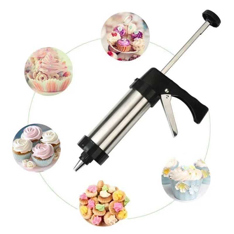 Kit Pistol Tekan Kue Stainless - Churros Maker Gun ulasan dan harga