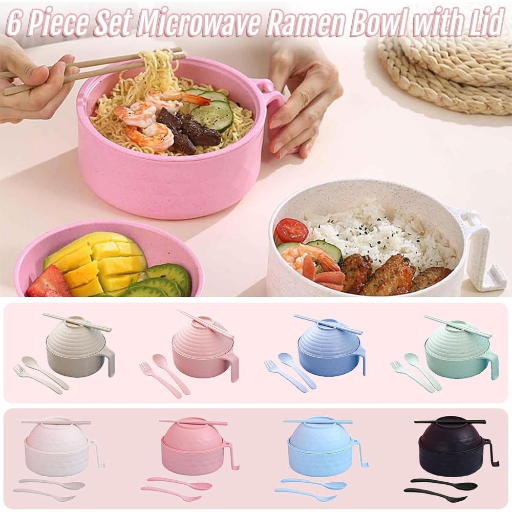 Set Mangkuk Ramen Microwave 6  - Dim Sum Basket ulasan dan harga