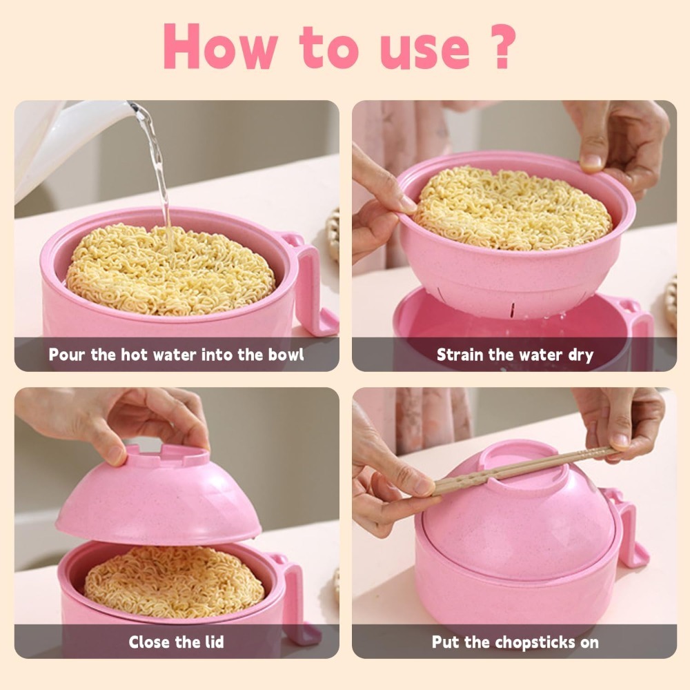 Set Mangkuk Ramen Microwave 6  - Dim Sum Basket ulasan dan harga