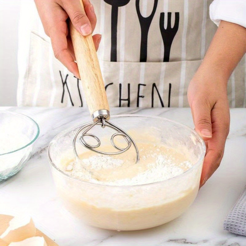 Mixer Adonan Manual Pengocok A - Danish Pancake Pan ulasan dan harga