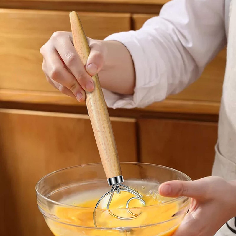 Mixer Adonan Manual Pengocok A - Danish Pancake Pan ulasan dan harga
