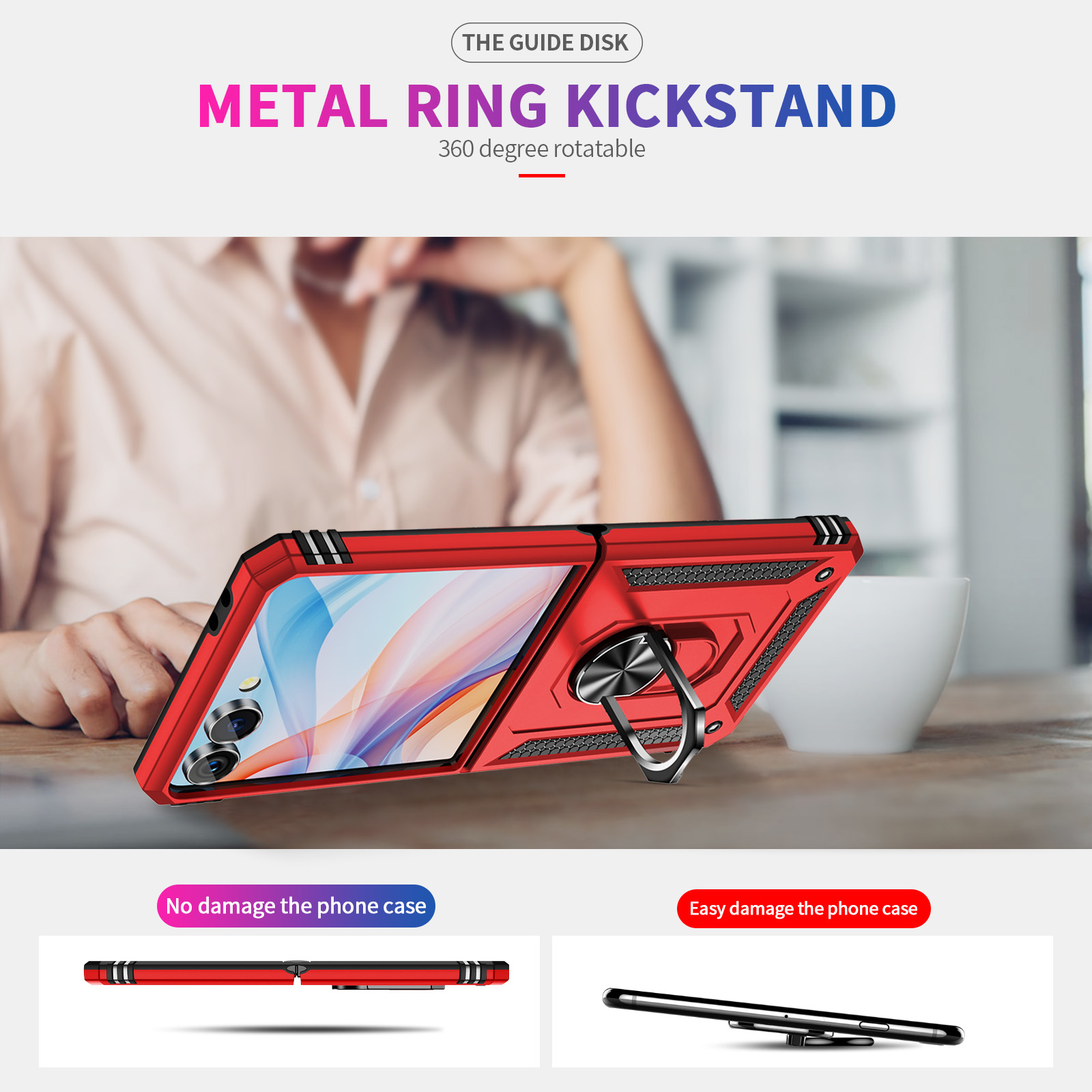Casing Ponsel Tahan Benturan K - Taco Stand Holder ulasan dan harga