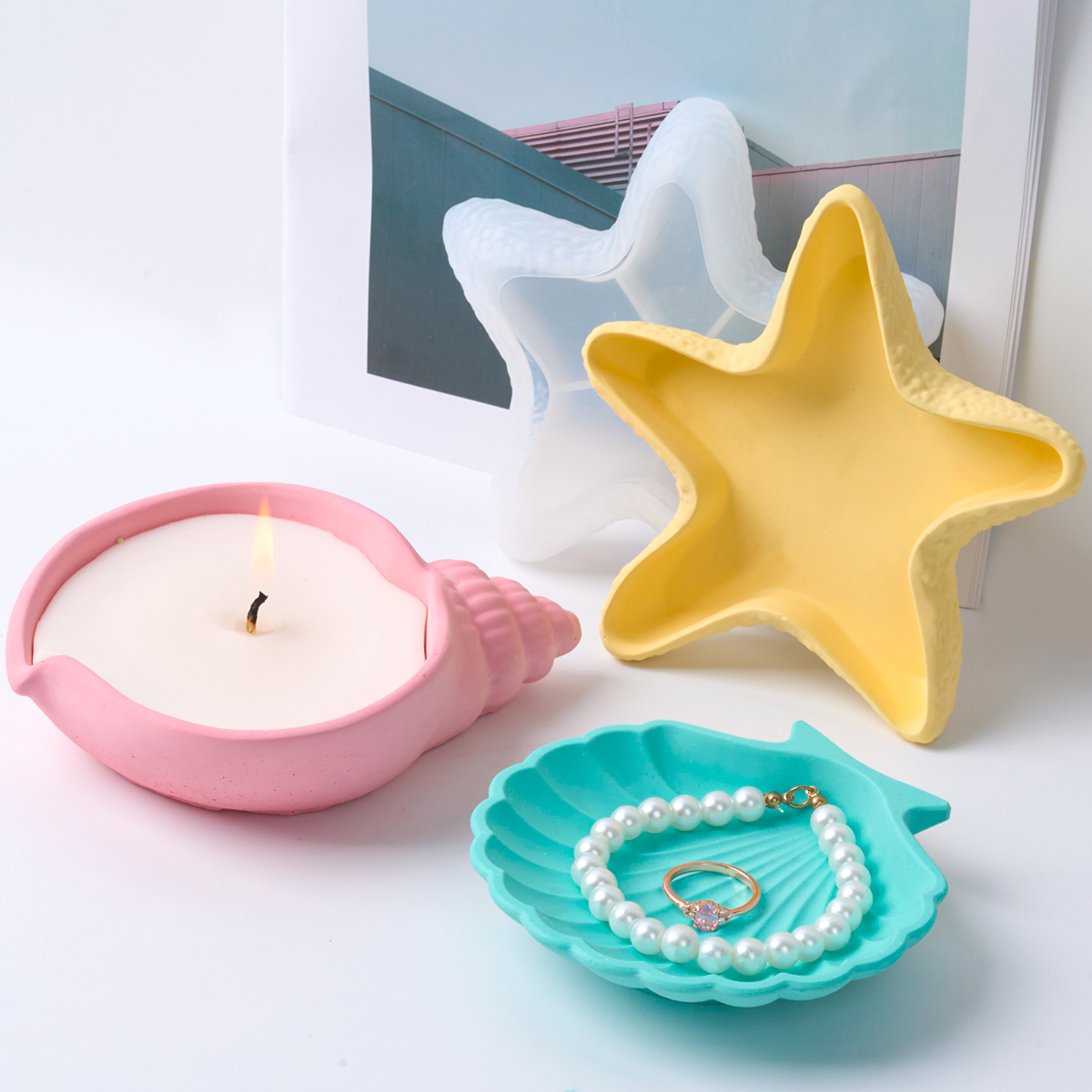 DIY nampan bintang laut beton  - Potsticker Mold ulasan dan harga
