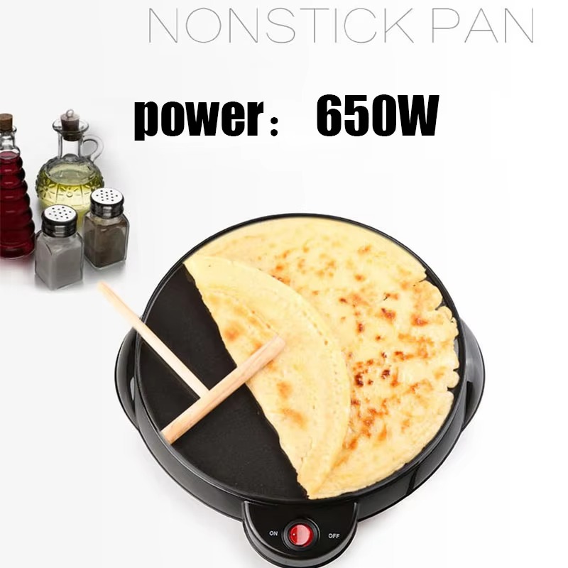 220V 650W Pembuat Krep Listrik - Mini Pancake Griddle ulasan dan harga
