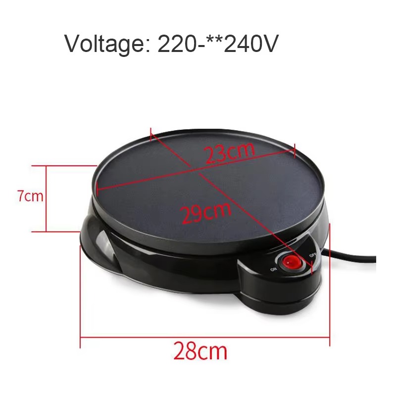 220V 650W Pembuat Krep Listrik - Mini Pancake Griddle ulasan dan harga