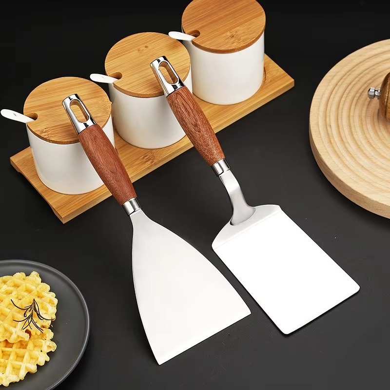 Spatula Panggangan Persegi/Per - Okonomiyaki Spatula ulasan dan harga