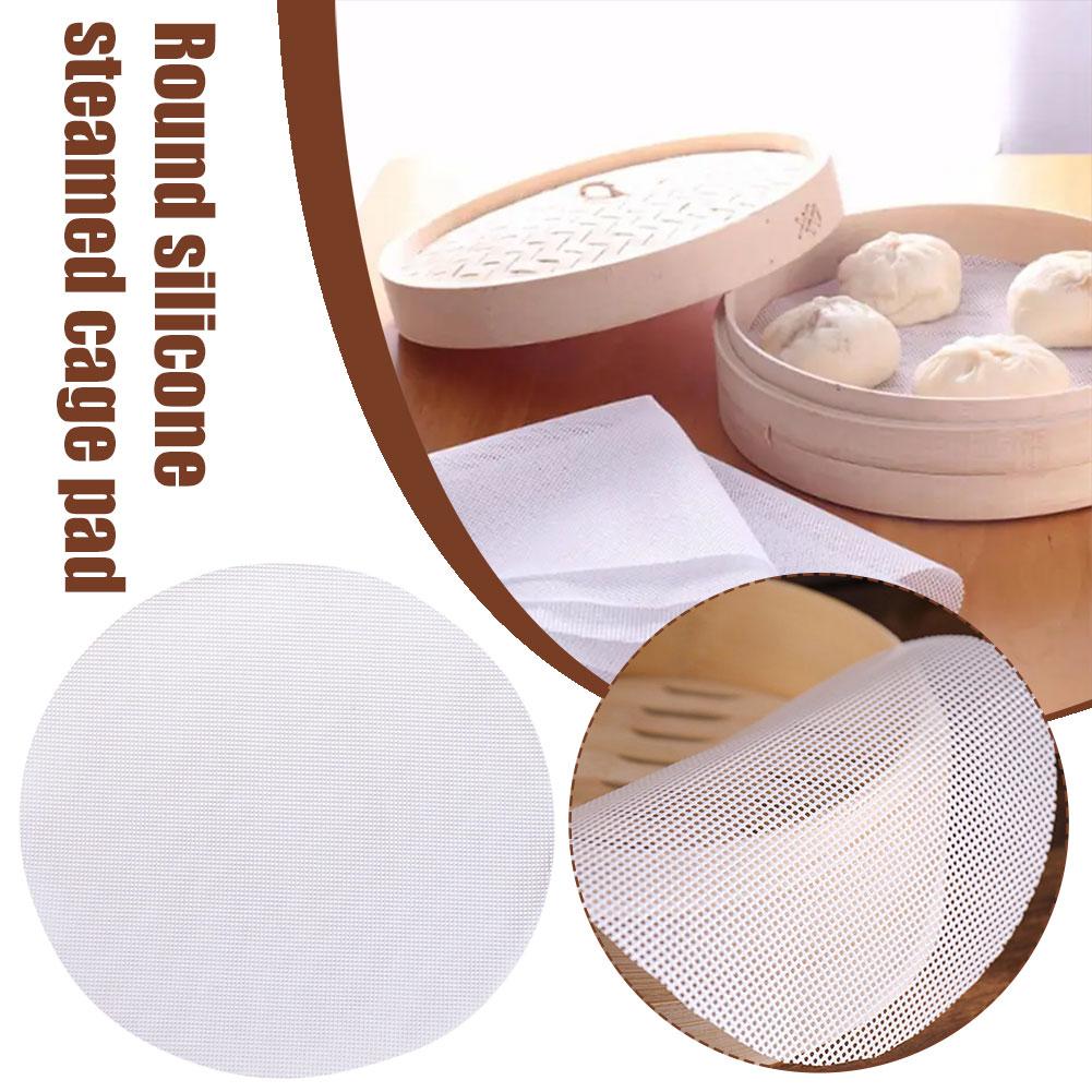 Alas Kukus Bambu Silikon Anti  - Bao Steamer Bamboo ulasan dan harga