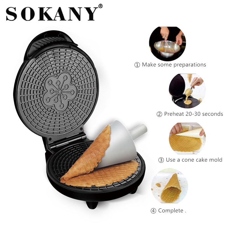 Pembuat Gulung Telur Renyah Li - Waffle Cone Maker ulasan dan harga