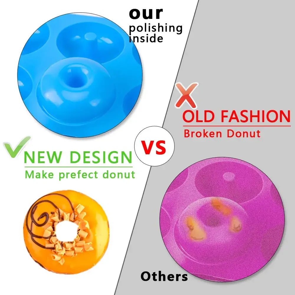1/2 buah cetakan donat muffin  - Donut Mold Silicone ulasan dan harga