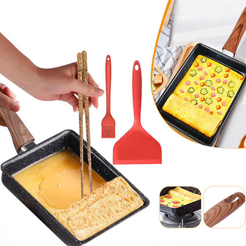 Tamagoyaki panci omelet Jepang - Egg Waffle Pan ulasan dan harga