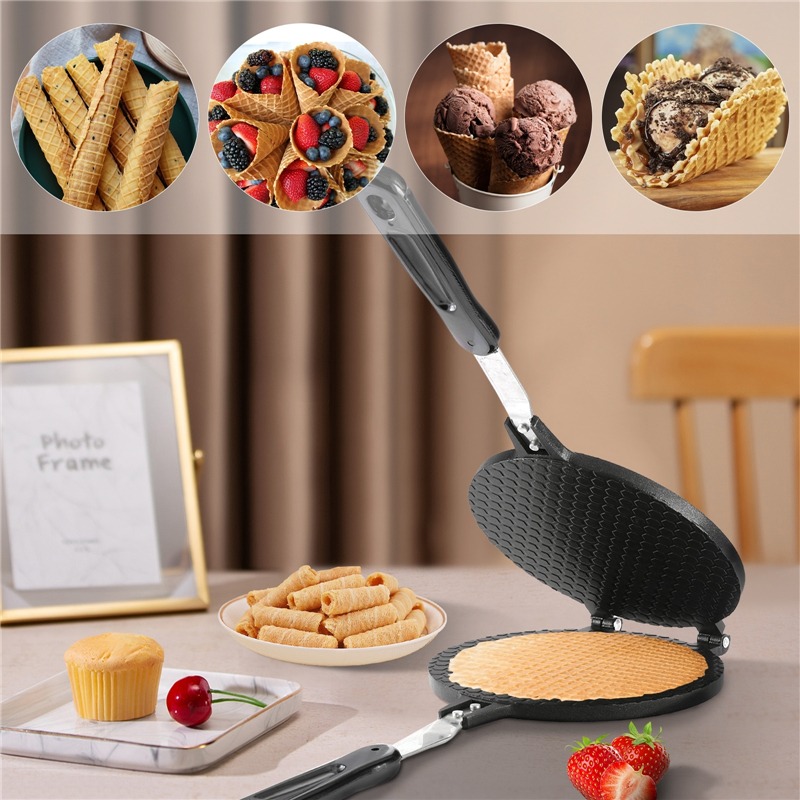 Pembuat Wafel Gulung Telur Tid - Waffle Cone Maker ulasan dan harga