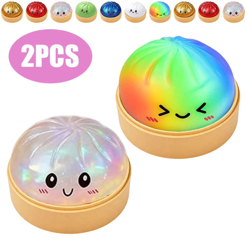 Mainan Squishy Bao Bun dengan  - Bao Steamer Bamboo ulasan dan harga