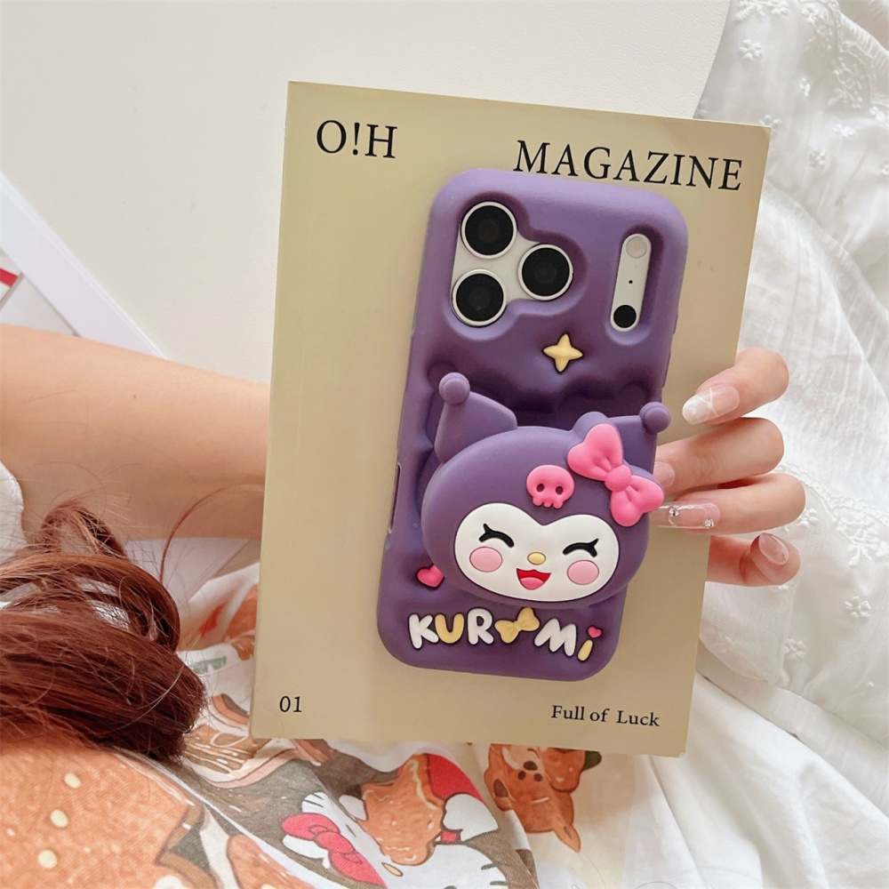 Casing HP Kuromi 3D Lucu Sanri - Taco Stand Holder ulasan dan harga